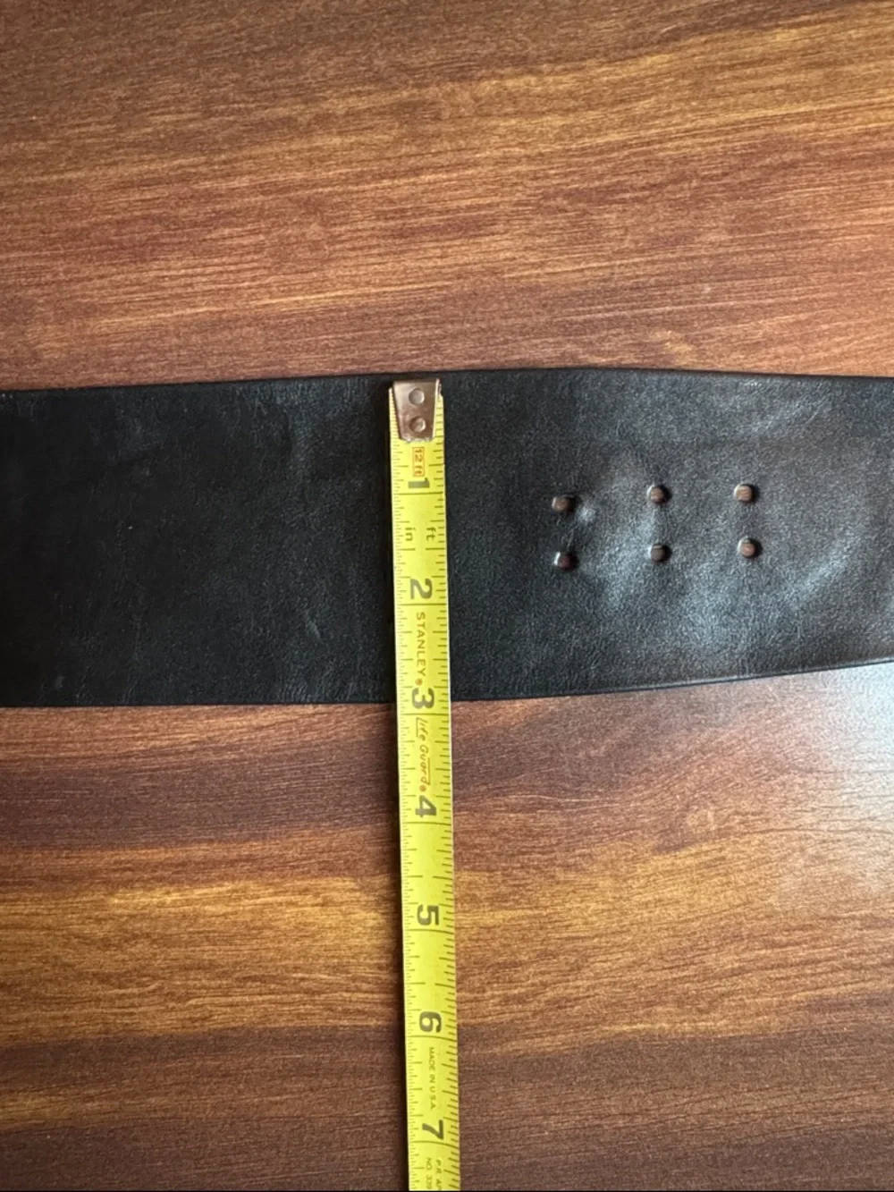CALDERON Black Knot Waist Belt Size Small